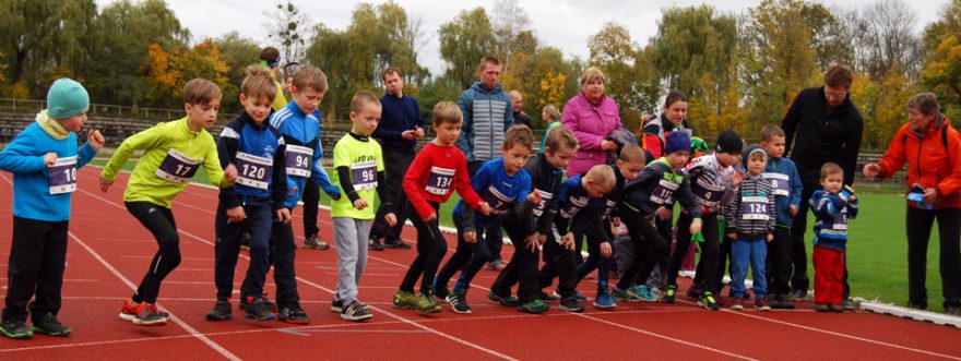 Start dětského závodu