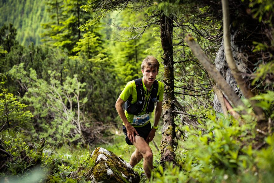 Hochkoenigman Speed Trail, stoupání na nejvyšší bod