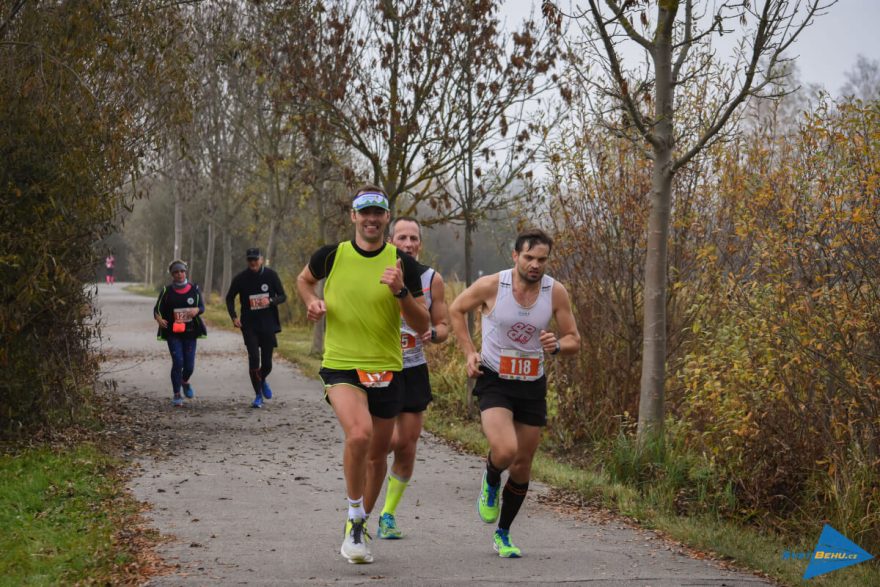 Vítěz maratonu Jakub Exner na trati