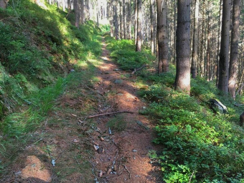 Rozhledna na Černé hoře a horní stanice vleku Anděl