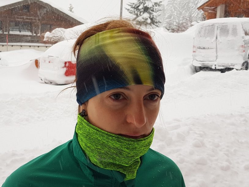 Buff DRYFLX velmi dobře drží jako vysoký límec