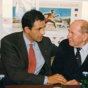 Emil Zátopek a Carlo Capalbo, PIM 1995