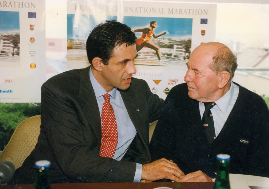 Emil Zátopek a Carlo Capalbo, PIM 1995