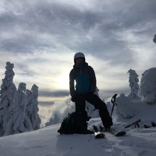 Občas si vyjdeme i na skialpovou tůru.