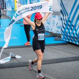 Vítězka maratonu Barbora Nováková