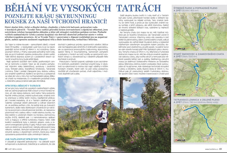 SB2/2019: Běhání ve Vysokých Tatrách