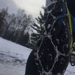 Nesmeky CAMP Ice Master Run mají celkem 13 hrotů pod celým chodidlem