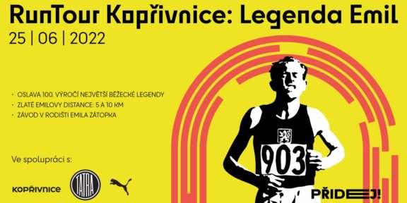 PUMA podporuje české světové legendy prostřednictvím závodu RunTour Kopřivnice: Legenda Emil