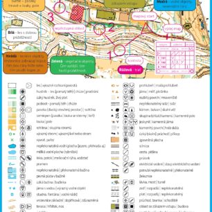 Mapové značky a piktogramy na mapách pro orientační běh