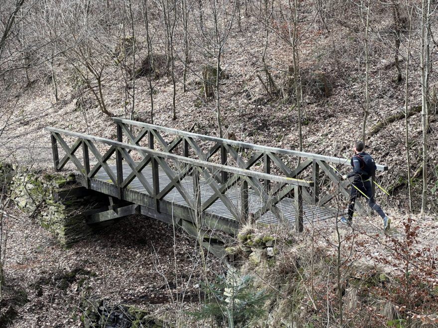 Přeběh mostku hraběnky Heleny Mniszkové