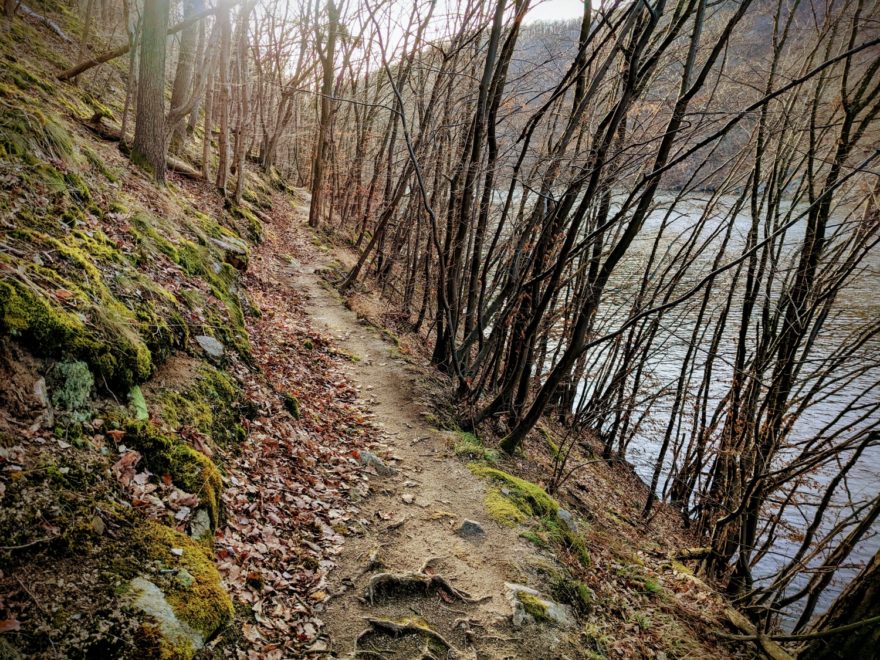 Trail u vodní nádrže Znojmo