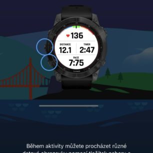 Aplikace Garmin Connect ti kromě synchronizace a analýzy dat pomůže v orientaci všech funkcí