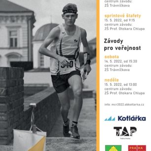 Plakát na víkendové MČR ve sprintech