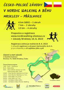 Závody v Nordic Walking a běhu Mrsklesy – Přáslavice