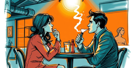 Vaping jako rande – jak vybrat příchuť, abyste se vyhnuli trapné situaci