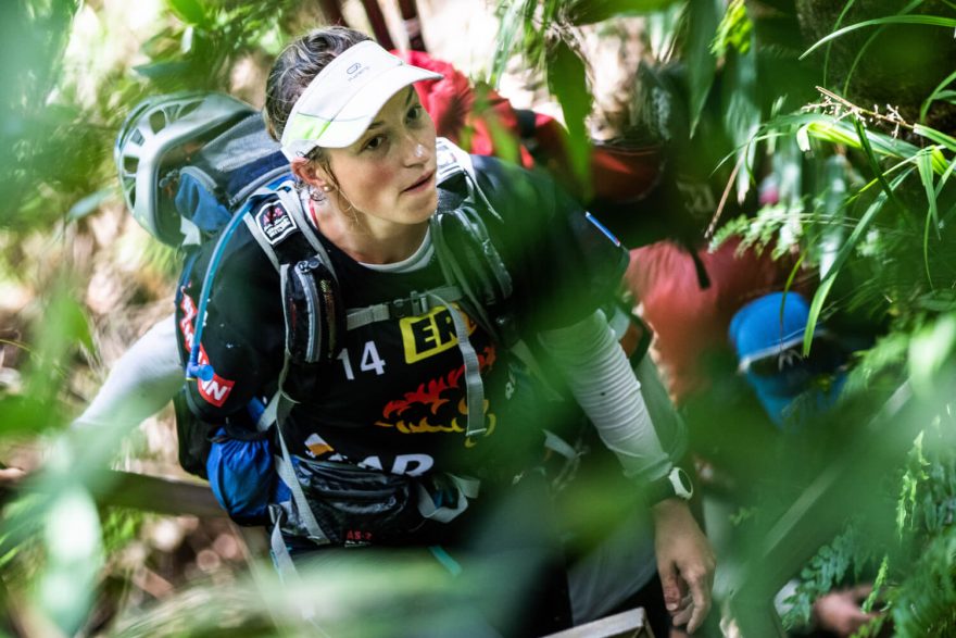 Tereza Rudolfová na adveture race na Reunionu