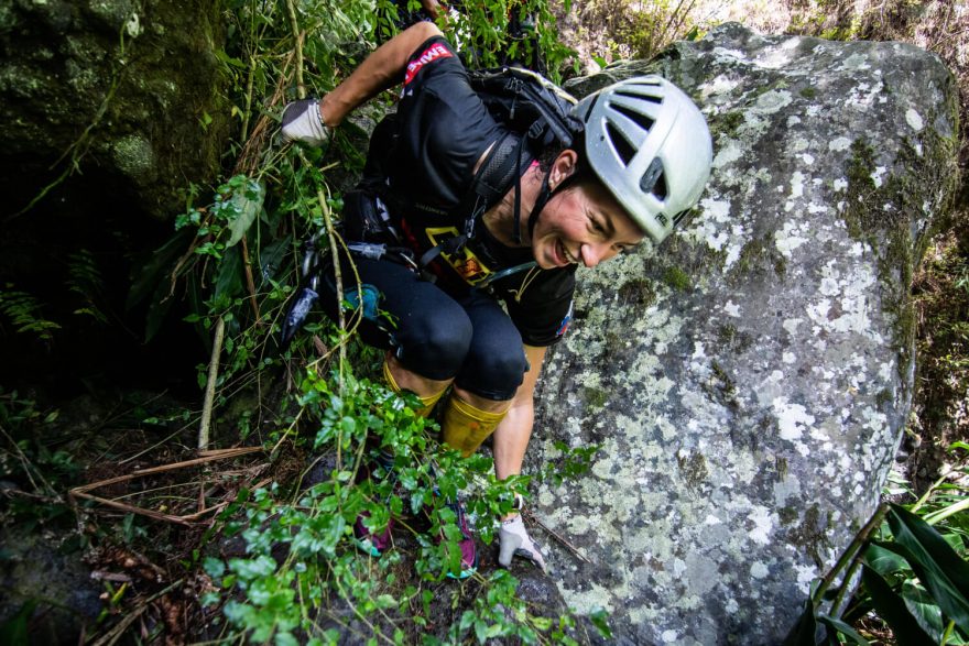 Tereza Rudolfová na adveture race na Reunionu