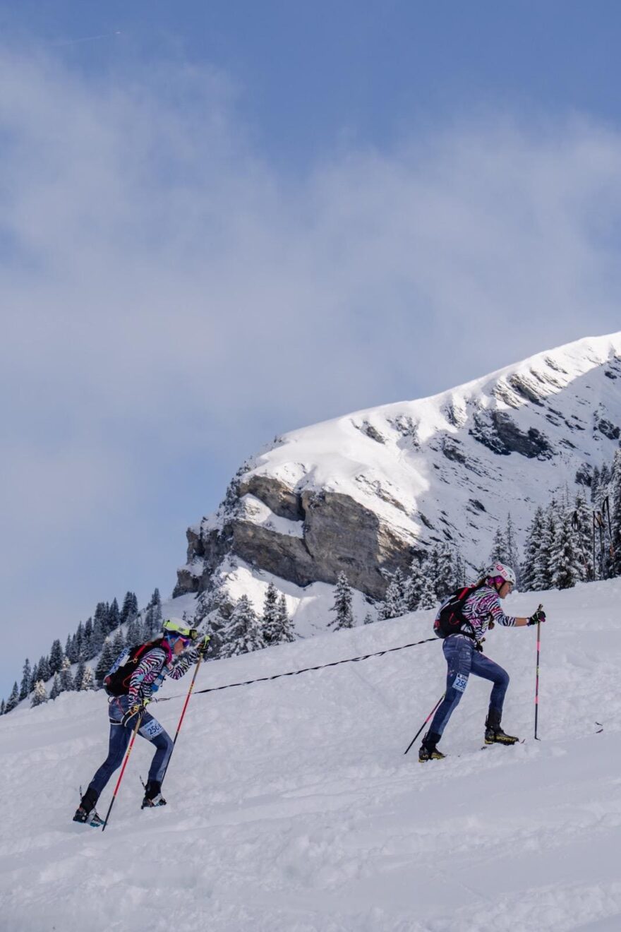 Pierra Menta 2026 s Marcelou Vašínovou, autor skimostats
