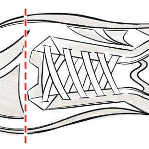 Široká špička není totéž co anatomický tvar! Mnoho výrobců na trh dodává tzv. širokou (wide) verzi boty. Široká špička však označuje pouze šířku pod ploskou nohy, neznamená, že má tvar přirozeně kopírující tvar předku nohy.