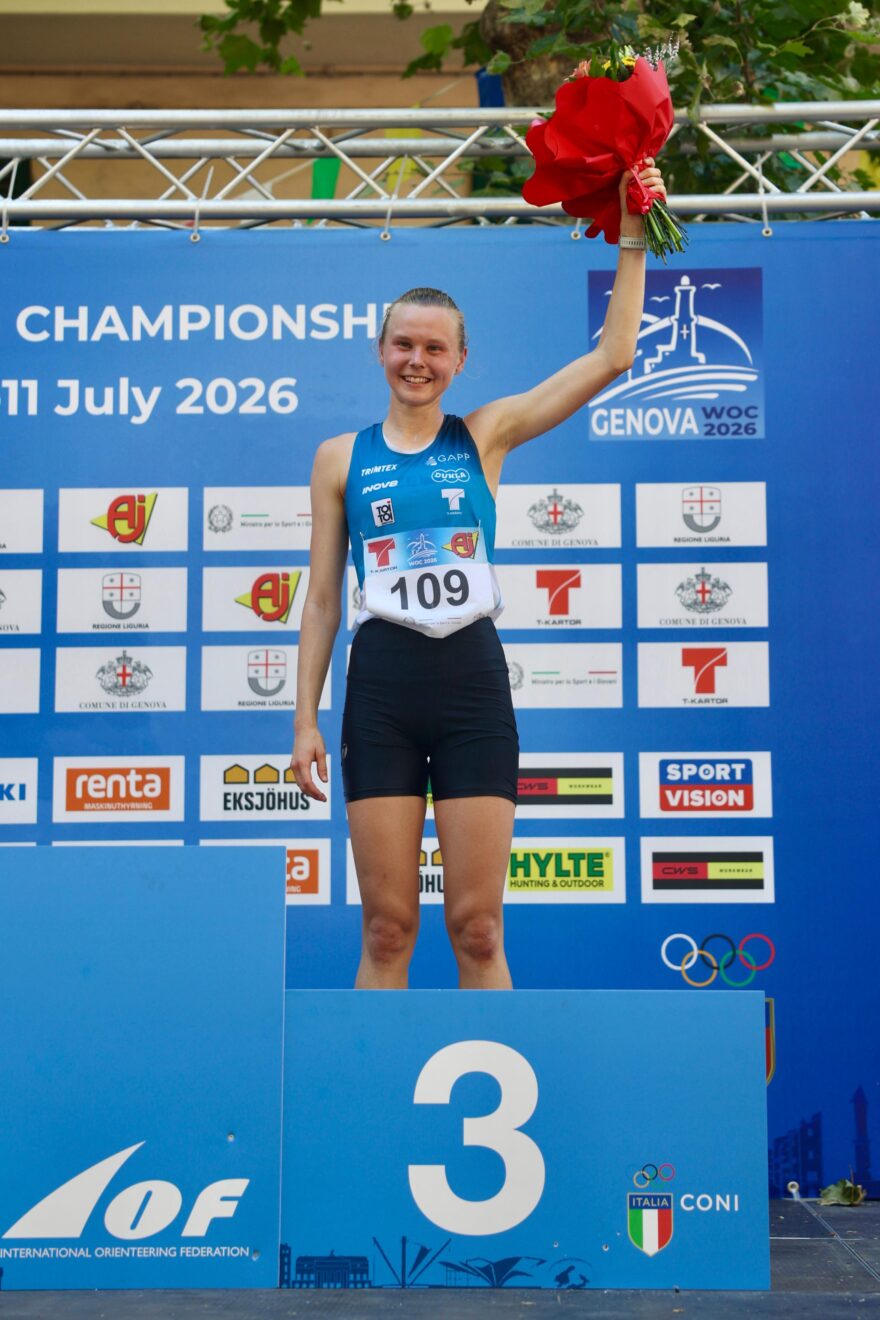 Senzační bronz Lucie Dittrichové ze světového šampionátu v orientačním běhu. Foto: Petr Kadeřávek, Český orienťák
